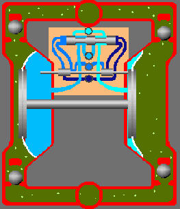 氣動隔膜泵工作原理
